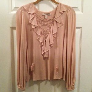 NWOT Forever 21 Tie-Front Blouse